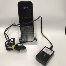 Siemens Gigaset SL78H Black & Silver Cordless Handset Cell Phone + Charger for sale  Shipping to South Africa