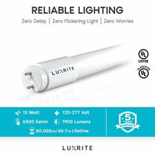Luxrite 4FT T8 LED Tube Light Ballast and Ballast Bypass 13W=32W 6500K 12-Pack for sale  Shipping to South Africa