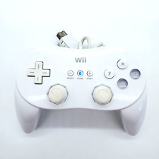 Controle clássico original Nintendo Wii Pro Wii U branco GamePad RVL-003 comprar usado  Enviando para Brazil