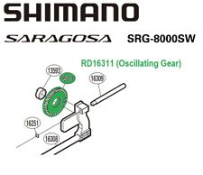 1pc Shimano Saragosa Spinning Fishing Reel Part Oscillating Gear Choose Part for sale  Shipping to South Africa