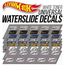 Placa de licença escala 1/64 toner branco personalizado decalque WaterSlide Hot Wheel universal comprar usado  Enviando para Brazil