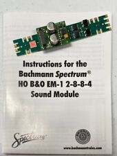 Bachmann/Spectrum DCC/SOUND module for HO Scale EM-1 loco - with motherboard, used for sale  Shipping to South Africa