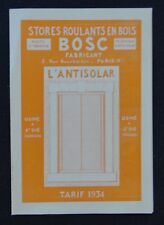 1934 bosc catalogue d'occasion  Expédié en Belgium