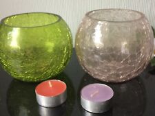 Cracked mosaic tealight for sale  LONDON
