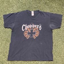 Camiseta vintage Choppers XL 90s 00s Flames Fire Y2K motociclista motocicleta, usado segunda mano  Embacar hacia Argentina