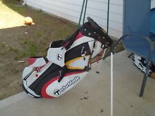 Taylormade White Red Yellow Stand Carry Golf Bag 6 Way DividER for sale  Shipping to South Africa