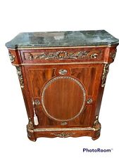 Preservative Cupboard French With Marble Green Guatemala & Bronze Golden for sale  Shipping to South Africa