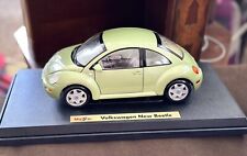 Coche modelo VW Burago verde escala 1/24 1998 Volkswagen Beetle ¡Envío gratis! segunda mano  Embacar hacia Argentina