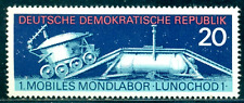 1971 Lunokhod 1/Moon walker/Primeiro robô controlado remotamente "rover", DDR, 1659, MNH comprar usado  Enviando para Brazil