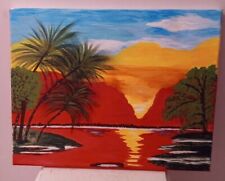 Sunset oil painting for sale  Inglis