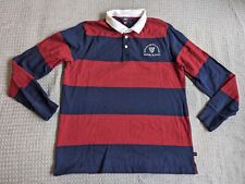 Rowing Blazers Target Rugby Shirt Adult Extra Large Tall XLT Blue Red Striped, used for sale  Shipping to South Africa