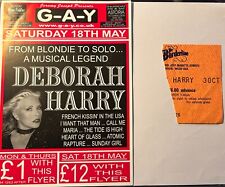 Debbie harry flyer for sale  BRIGHTON