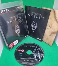 The Elder Scrolls V Skyrim PS3 Game Sony PlayStation Complete W Manual + Map VGC for sale  Shipping to South Africa