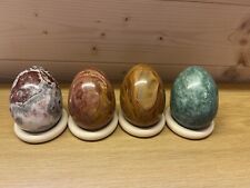 Onyx eggs gemstone for sale  DIDCOT