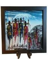 Framed warriors painting. for sale  Scituate