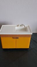 Used, Vintage Lundby Barton Caroline's Home Yellow Dolls House Sink Unit 70's 1:16 VGC for sale  Shipping to South Africa