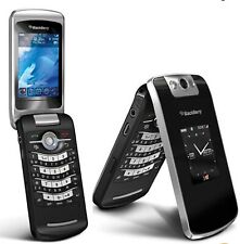 Classic BlackBerry 8220 Pearl Flip Nero Set Completo Telefono cellulare sbloccato WIFI usato  Spedire a Italy