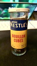 Vintage NESTLE' Bouillon Cube Glass Bottle 2 of 5 Cubes Inside, White Plains, NY segunda mano  Embacar hacia Argentina