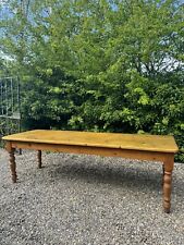 Used, Large Farmhouse Pine Dining Table Seats 8-12 Persons for sale  Shipping to South Africa