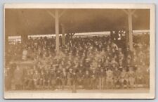 Rppc large crowd for sale  Scotland