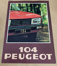Peugeot 104 car for sale  NOTTINGHAM