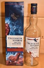Botella de whisky escocés TALISKER STORM vacía 750 ml con caja de regalo isla de Skye segunda mano  Embacar hacia Argentina