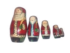 russian christmas nesting dolls for sale for sale  ORMSKIRK