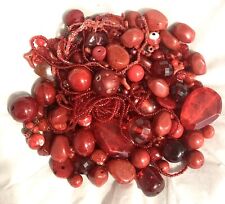 Red beads mixed for sale  CARMARTHEN