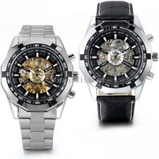 Relógio de pulso masculino luxo aço inoxidável mecânico automático presente dia dos pais comprar usado  Enviando para Brazil