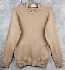 Usado, Suéter pescador vintage LL Bean masculino grande marrom pescoço com nervuras EUA algodão pesado comprar usado  Enviando para Brazil