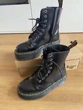 Dr. Martens Quad Jadon Women's Leather Platform Boots - Black Smooth,4 UK 37 EU myynnissä  Leverans till Finland