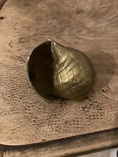 Vintage brass conch for sale  BAKEWELL