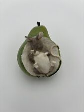 Vintage After The Party “Mouse Asleep In Pear” Figurine By Munro 1994 EUC for sale  Shipping to South Africa