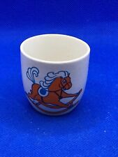 Used, Vintage Childs Rocking Horse Pattern Ceramic Egg Cup for sale  Shipping to South Africa