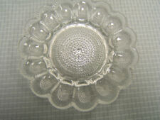  Whitehall Indiana Glass Clear Hob Nail Deviled Egg Plate 11-1/4" diam VGC for sale  Shipping to South Africa