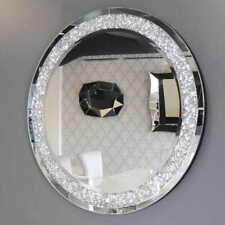 Srebrne lustro glamour okrągłe śr. 90 cm M-0506 na sprzedaż  PL