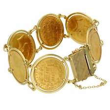 gold sovereign bracelet for sale  UK