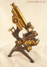 Antique brass microscope for sale  COBHAM