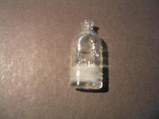 Old Small 2 Inch Glass Medicine Bottle with Dog on the Front for sale  Shipping to South Africa