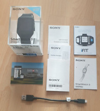 * Sony SmartWatch 3 (SWR50) negro / embalaje original con cable de carga y factura * segunda mano  Embacar hacia Argentina