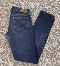 Jeans feminino Levi’s 521 ultra baixo skinny 28x30 lavagem azul médio raro em excelente estado usado Y2K comprar usado  Enviando para Brazil