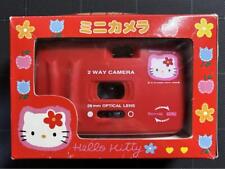 Nieużywany mini aparat Sanrio Hello Kitty 2WAY czerwona folia kompaktowy retro z pudełkiem, używany na sprzedaż  Wysyłka do Poland