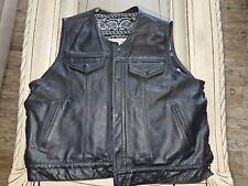 leather espinoza vest for sale  Glendale
