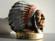 Indianerkopf häuptling skulpt gebraucht kaufen  Bergisch Gladbach