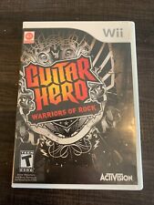 GUITAR HERO WARRIORS OF ROCK NA NINTENDO WII STAN BARDZO DOBRY na sprzedaż  Wysyłka do Poland