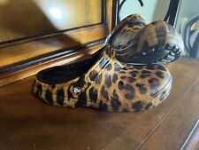 Crocs cheetah print for sale  Keystone Heights