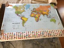 Large laminated map for sale  Seattle