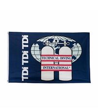 Bandera de buceo TDI (Technical Diving International) segunda mano  Embacar hacia Argentina