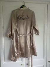 Bridal satin robe. for sale  LONDON