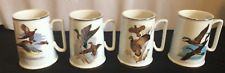 4 Colección de Porcelana para Pájaros de Colección John James Audubon Piedra/Tankards Oro Borde, usado segunda mano  Embacar hacia Argentina